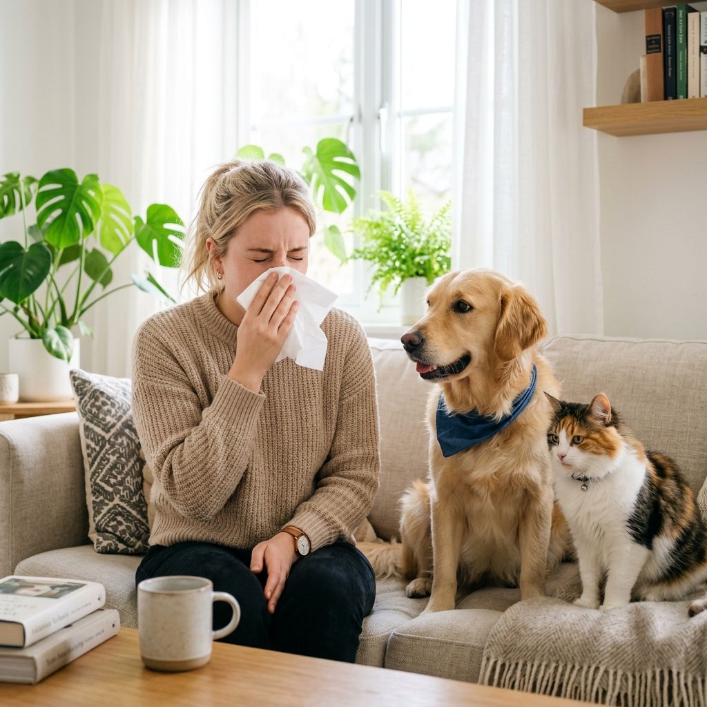 Alergias a las mascotas (perro y gato)